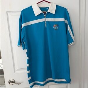 Blue and White Ryder Cup Polo Shirt